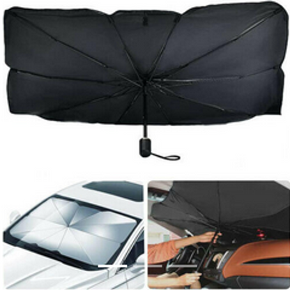 Parasol plegable para parabrisas de coche, protección UV, aislamiento térmico, cubierta para ventana delantera, protector de interiores, accesorios de verano.